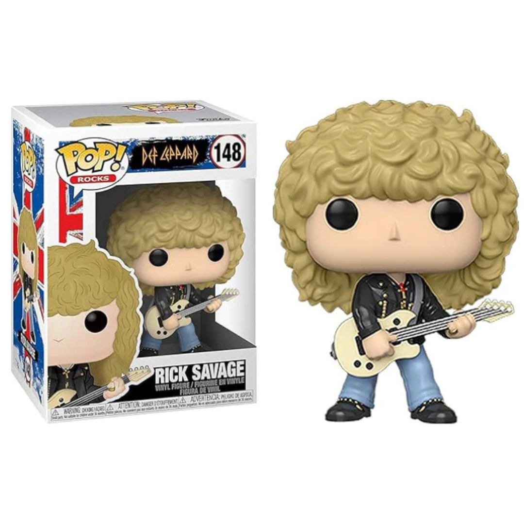 Funko Pop Rocks Music Def Leppard Rick Savage 148