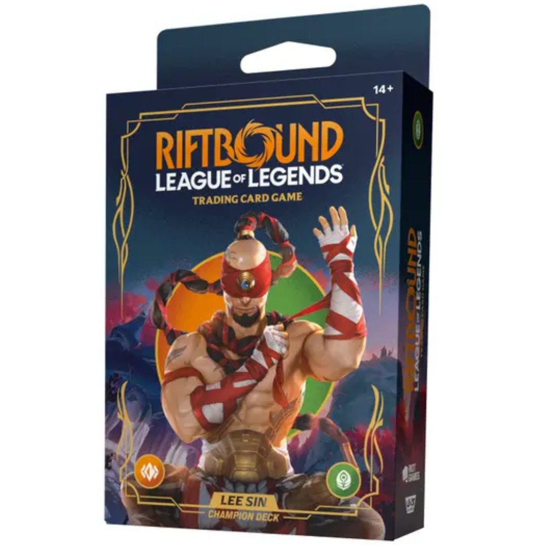 RIFTBOUND LEAGUE OF LEGENDS TCG ORIGINS CHAMPION DECK LEE SIN