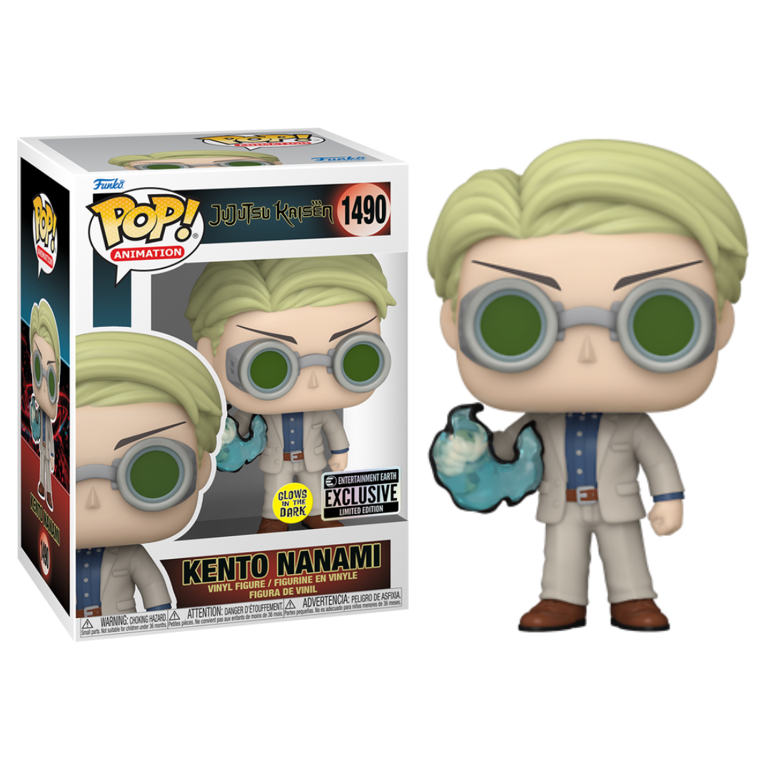 Funko Pop Anime Jujutsu Kaisen Kento Nanami 1490 Entertainment Earth GITD