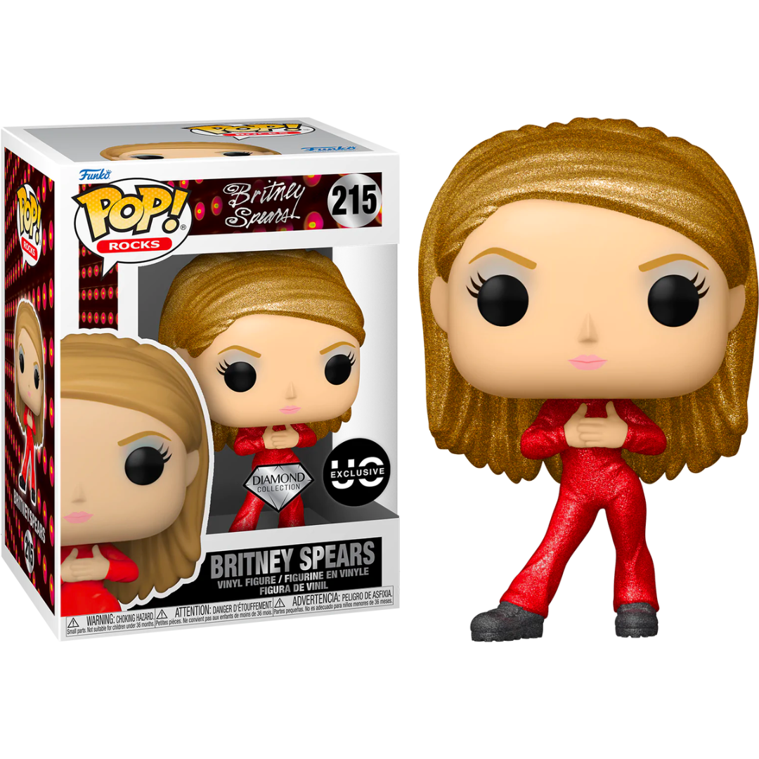 Funko Pop Rocks Music Britney Spears Britney Spears 215 UC Exclusive Diamond