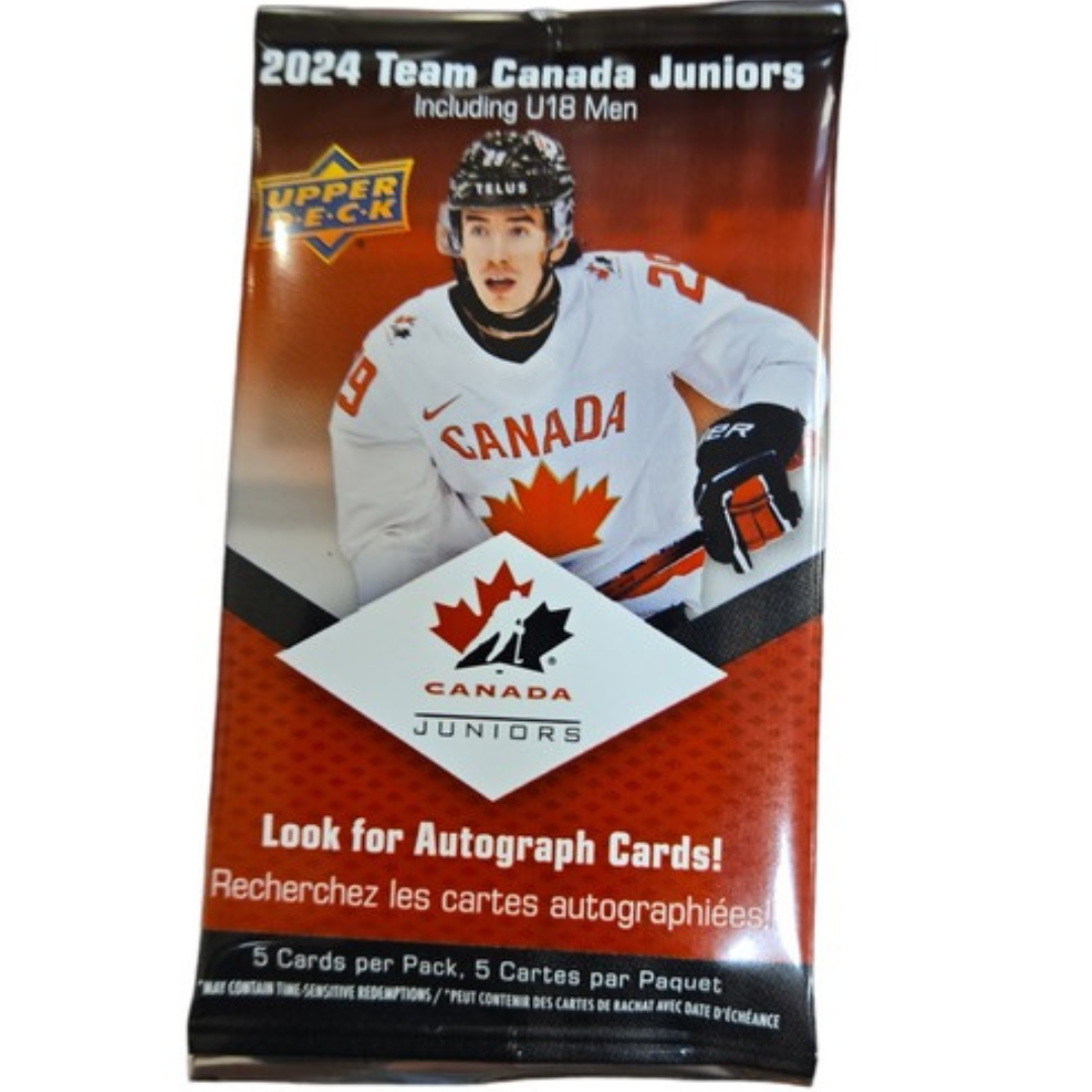 2024 Upper Deck Team Canada Juniors Booster Pack