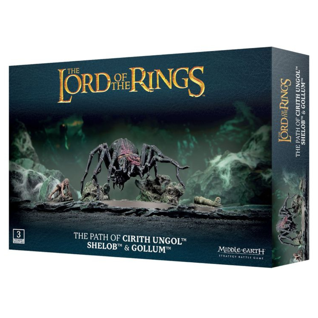 WARHAMMER LORD OF THE RINGS THE PATH OF CIRITH UNGOL:SHELOB & GOLLUM