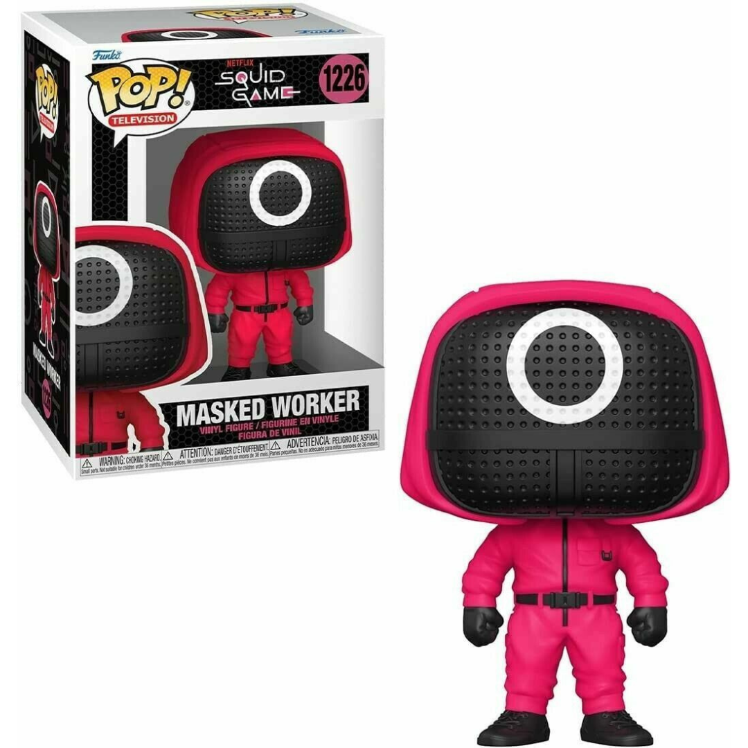 Funko Pop Squid Game Round: Masked Worker 1226