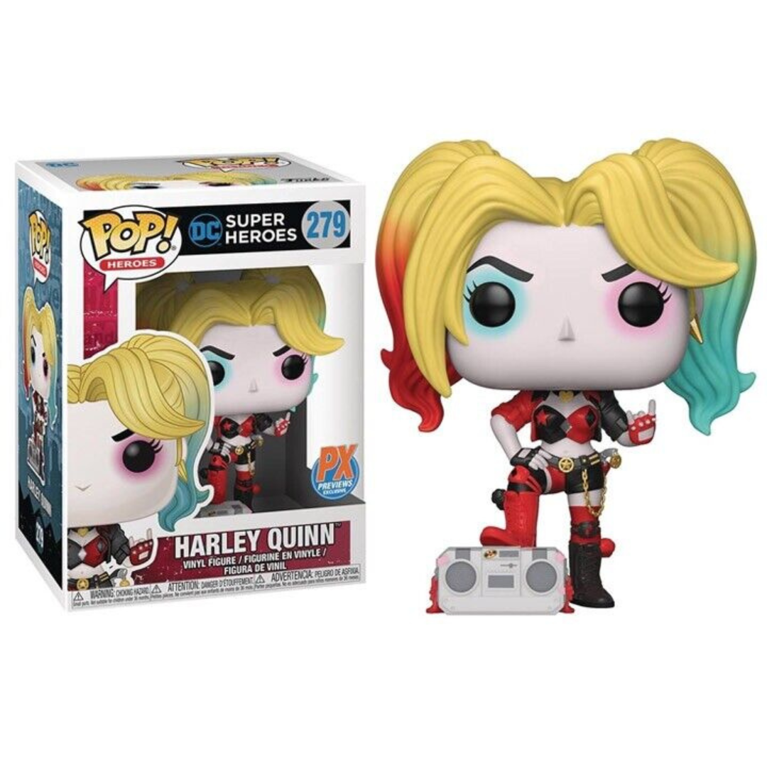 Funko Pop DC Super Heroes Harley Quinn 279 PX Exclusive