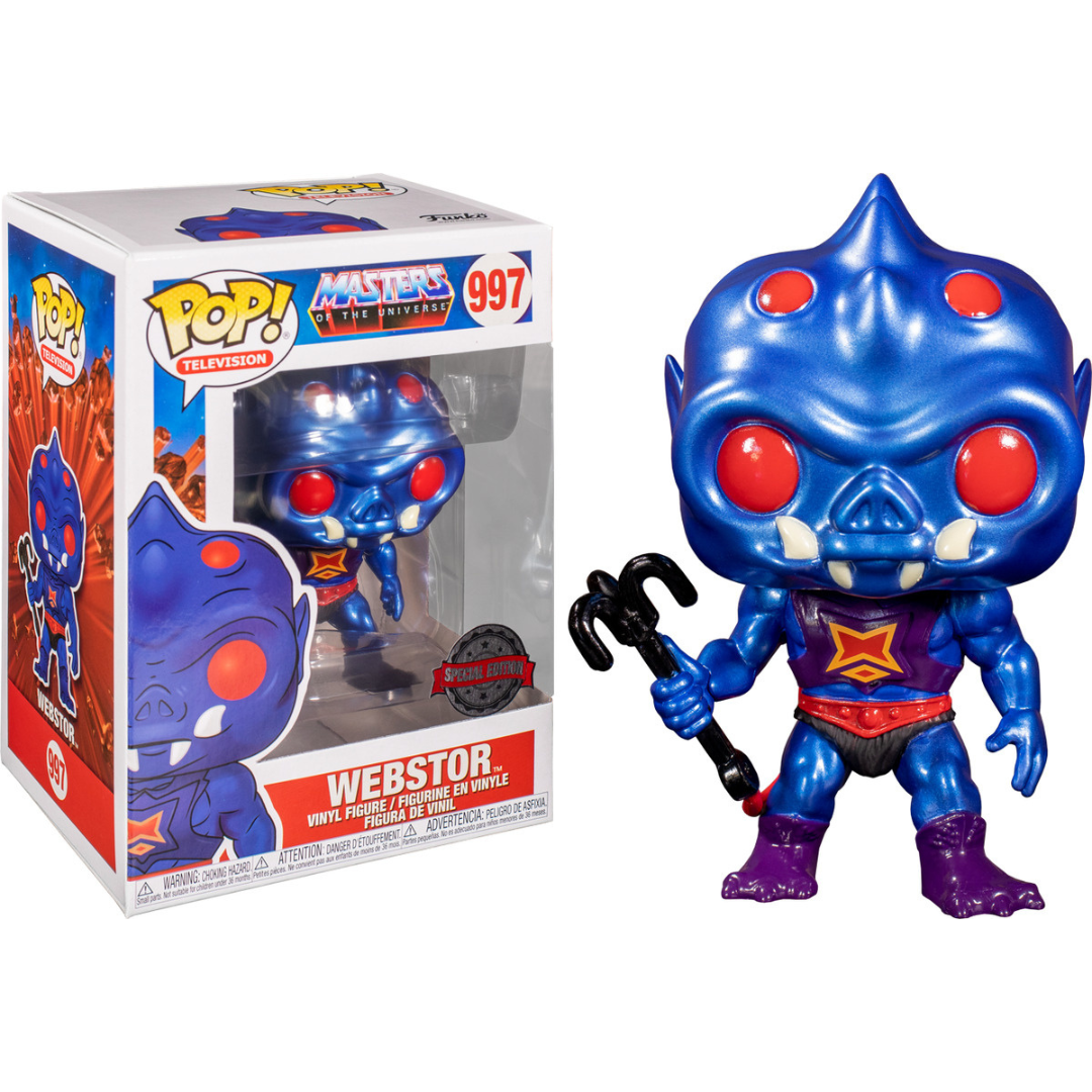 Funko Pop Masters of the Universe MOTU Webstor 997 Special Edition
