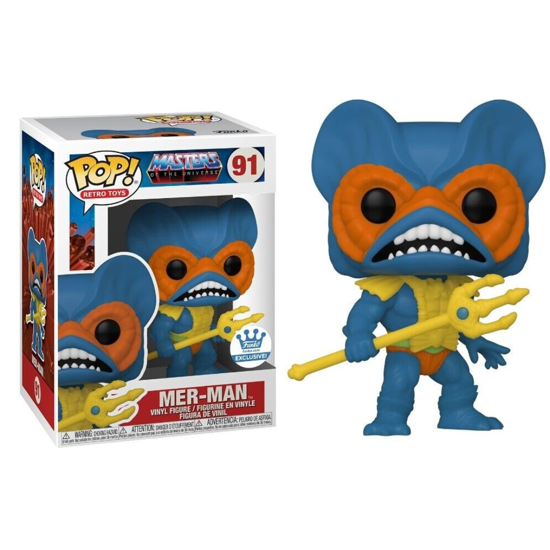 Funko Pop Masters of the Universe MOTU Mer-Man 91 Funko Exclusive