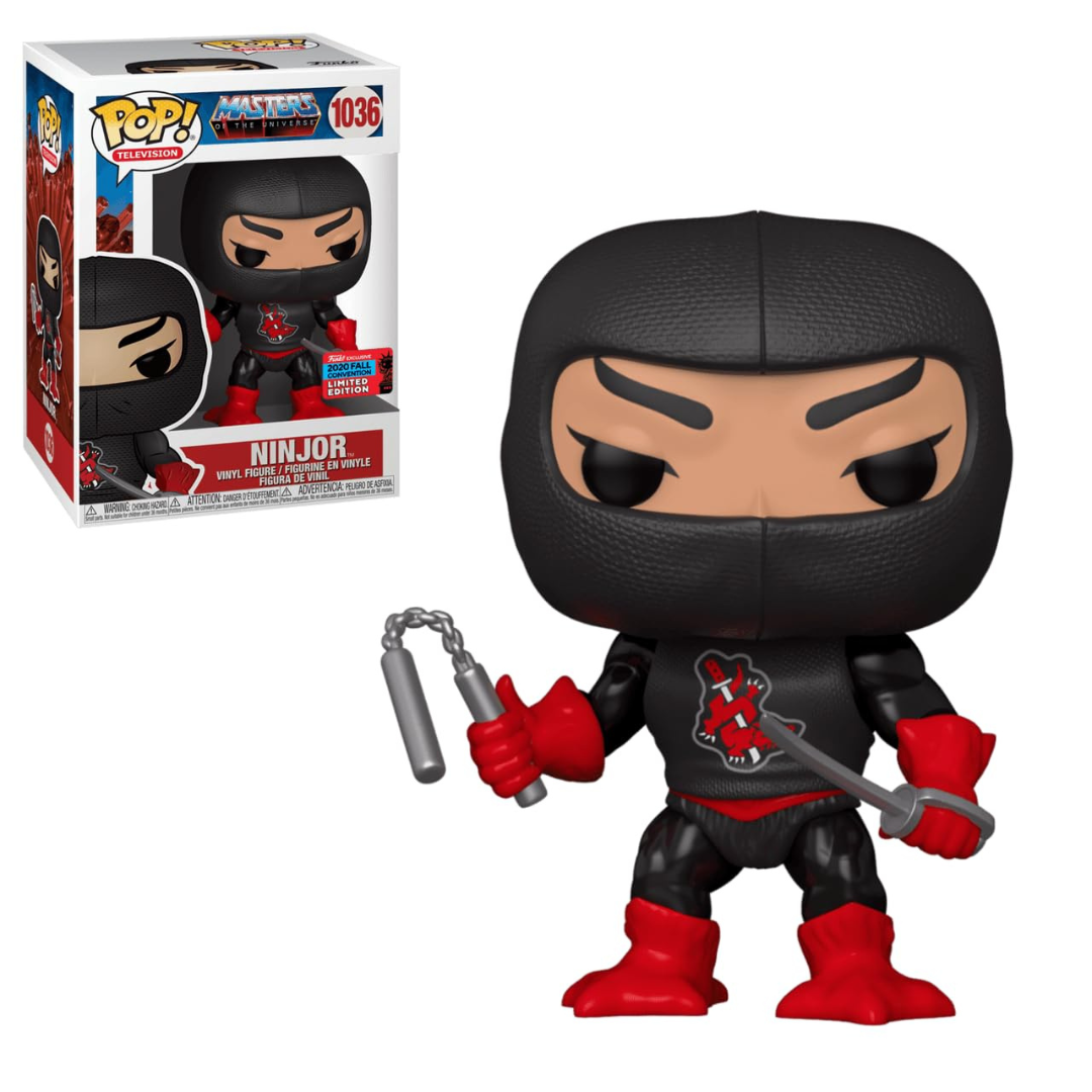 Funko Pop Masters of the Universe MOTU Ninjor 2020 Fall Convention