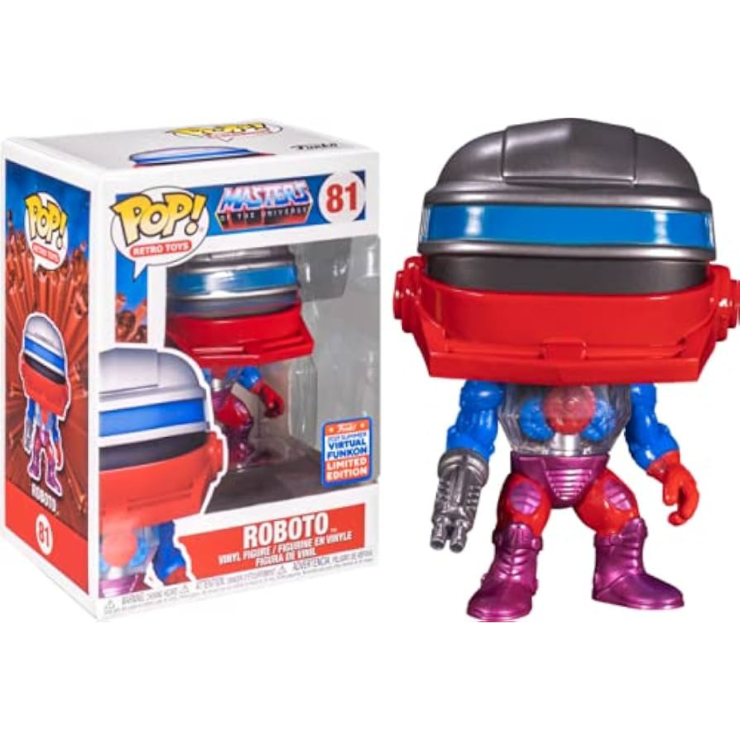 Funko Pop Masters of the Universe MOTU Roboto 81 2021 Summer Virtual Funkon