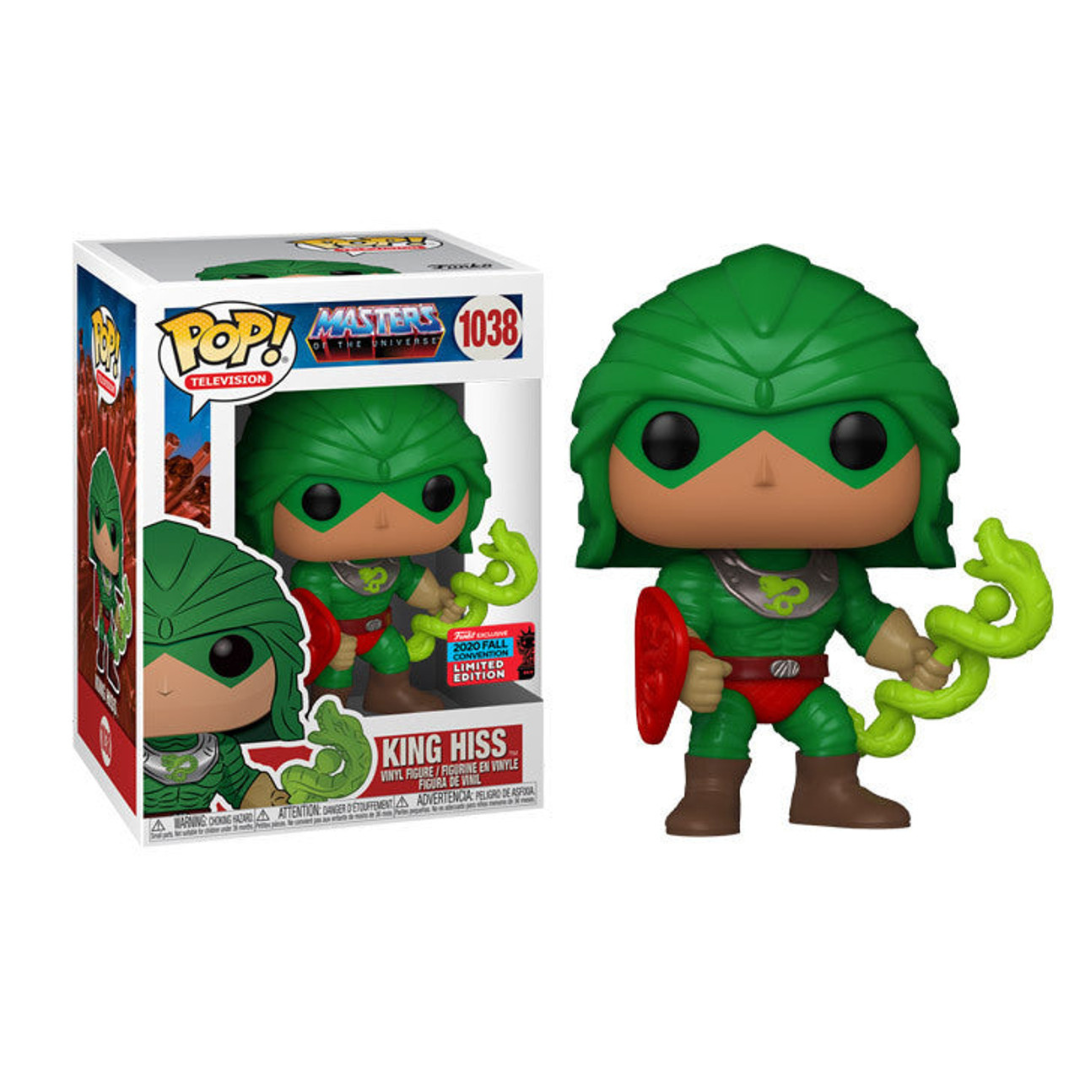 Funko Pop Masters of the Universe MOTU King Hiss 1038 2020 Fall Convention