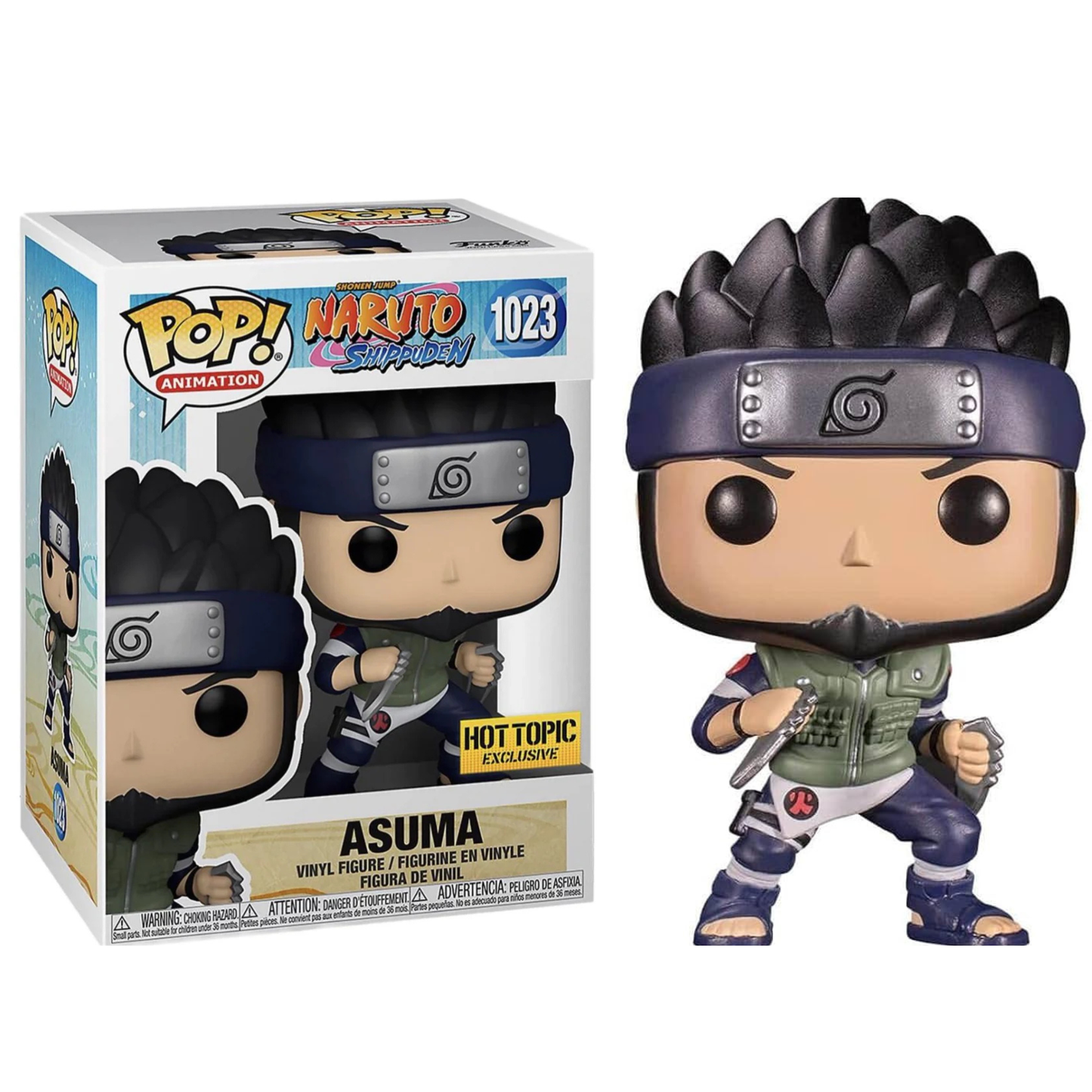 Funko Pop Animation Naruto Shippuden Hot Topic Exclusive Asuma 1023