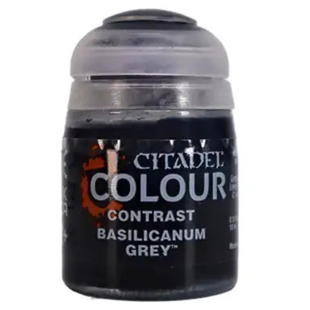 Games Workshop Warhammer Paint Citadel Contrast Basilicanum Grey 18ML