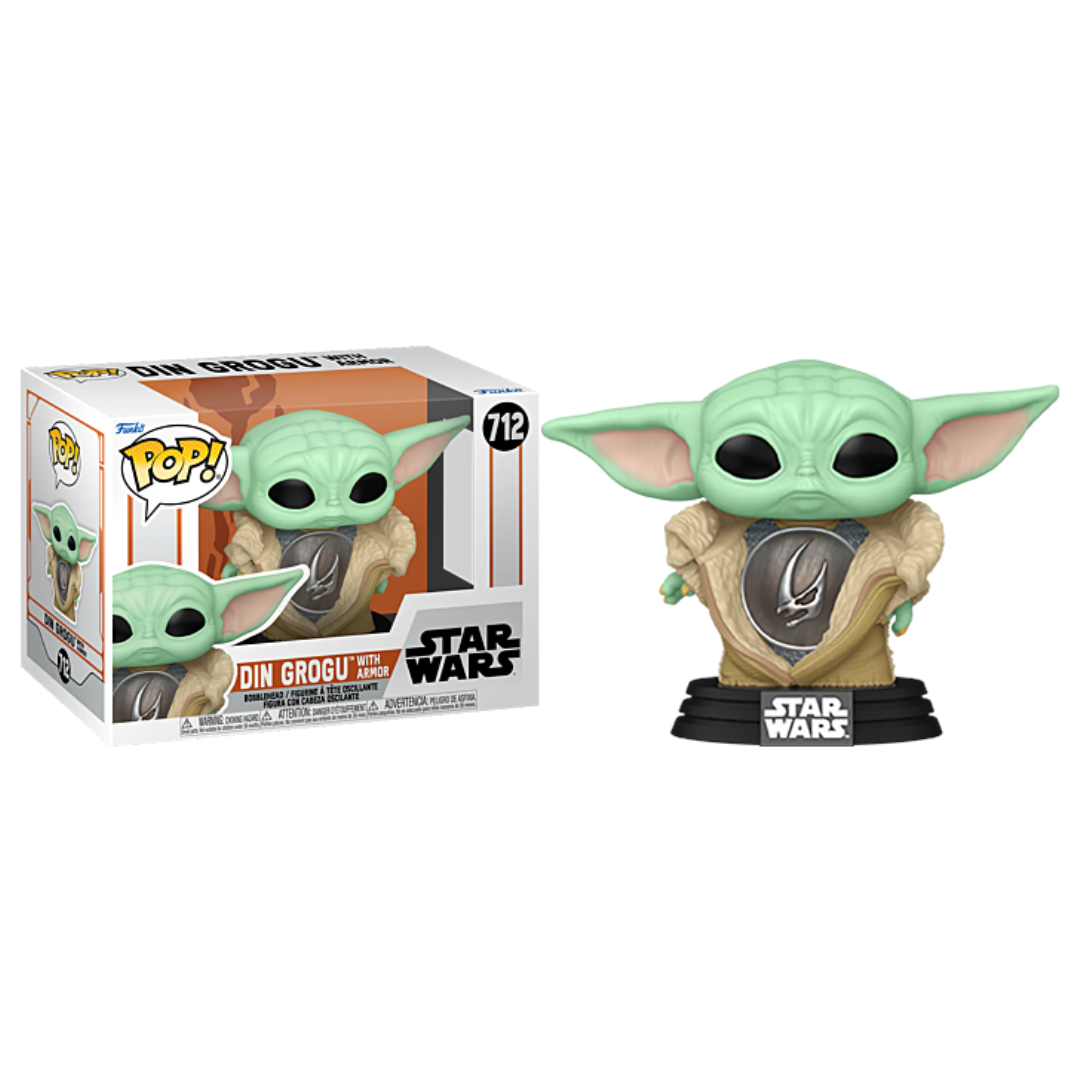 Funko Pop Star Wars Din Grogu With Armor 712