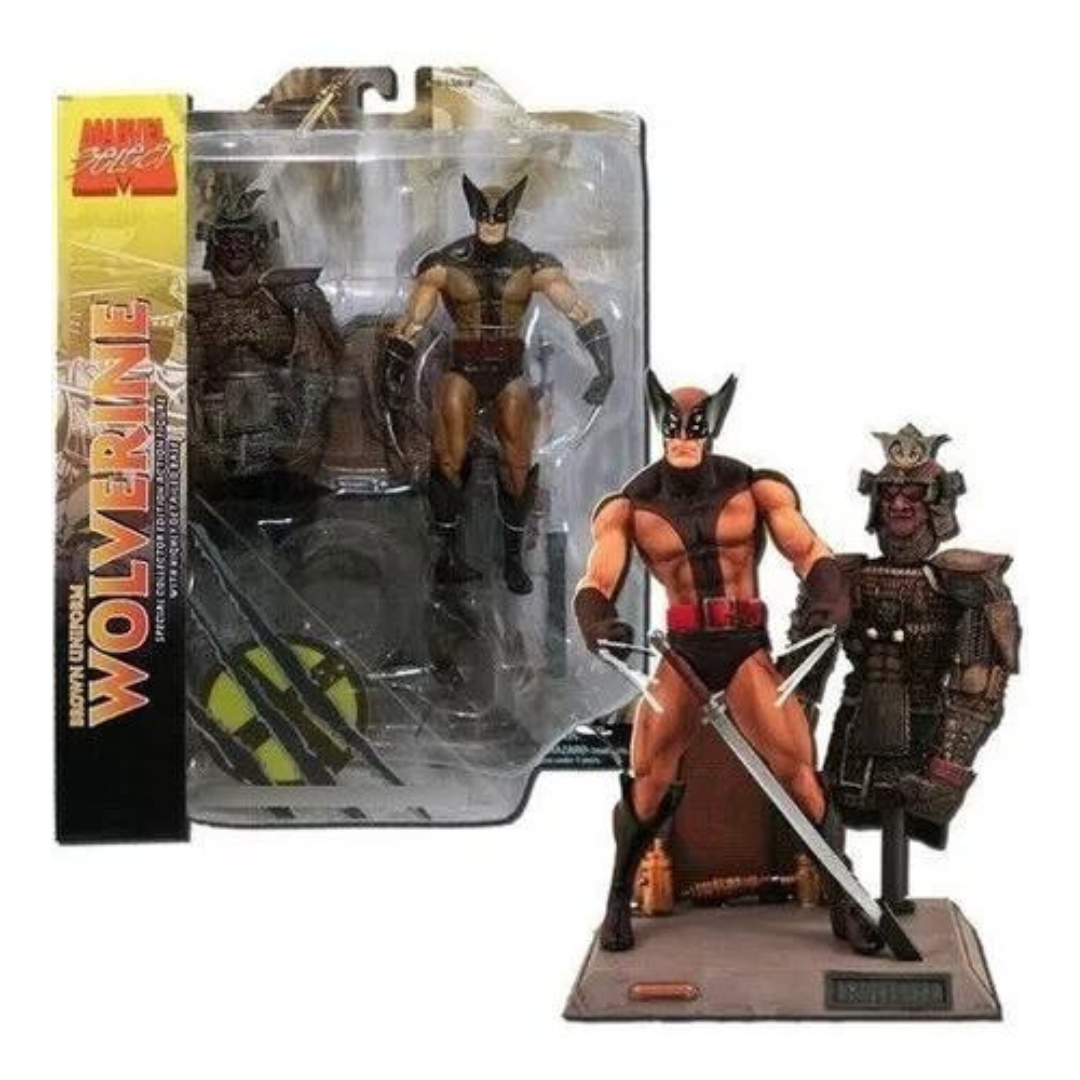 Diamond Select Toys Marvel Select Wolverine (Brown Uniform) 2016