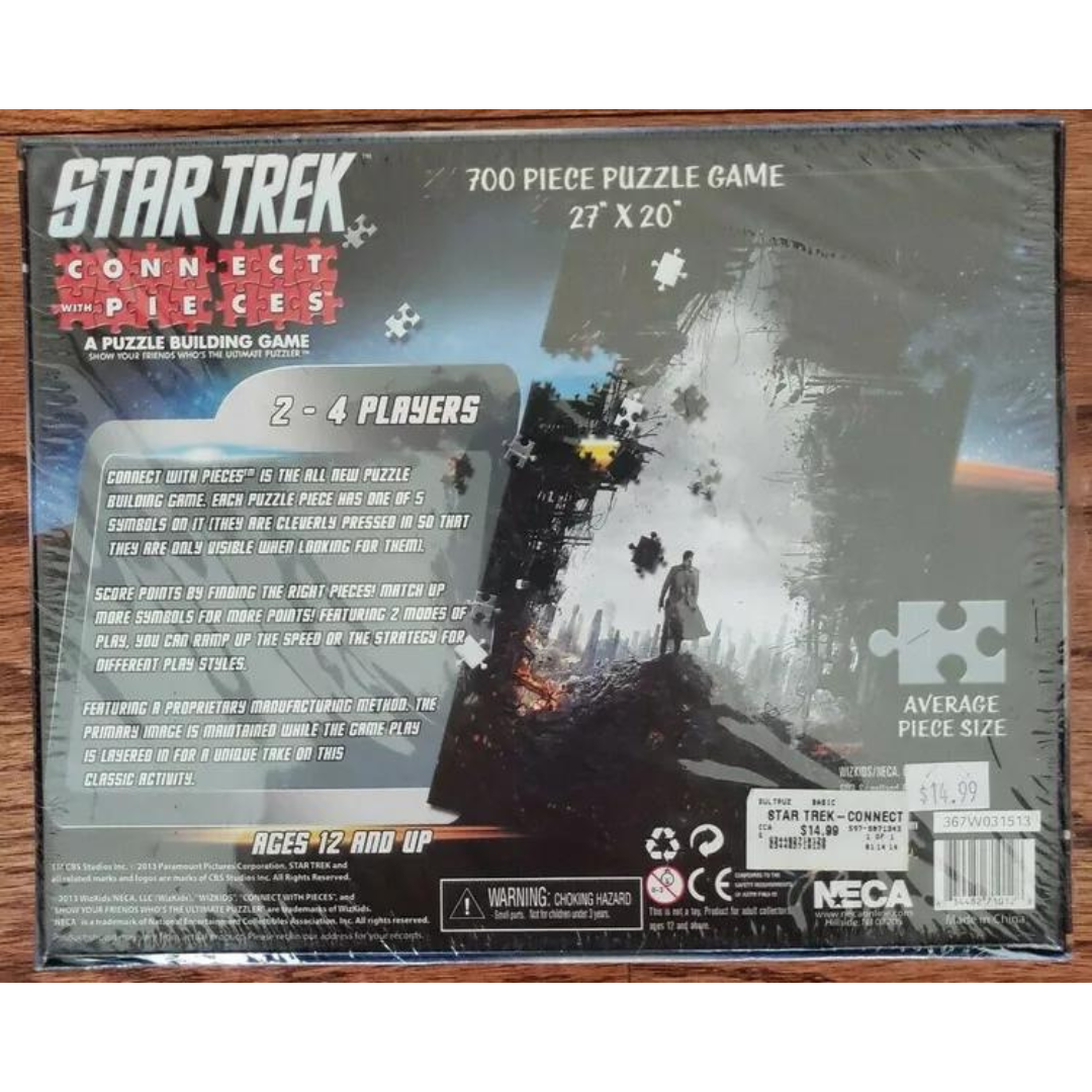 WizKids Star Trek into Darkness Connect with Pieces Puzzle Building Game