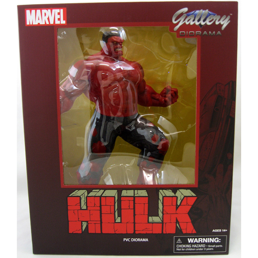 Gallery Diorama Marvel Red Hulk PVC