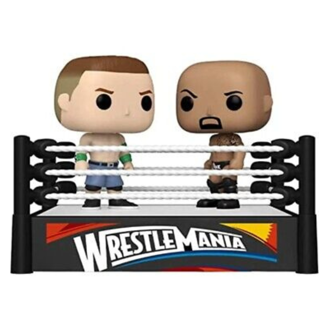 Funko Pop WWE John Cena and the Rock 2 Pack