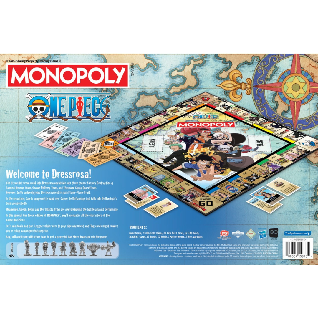 Monopoly One Piece Board Game