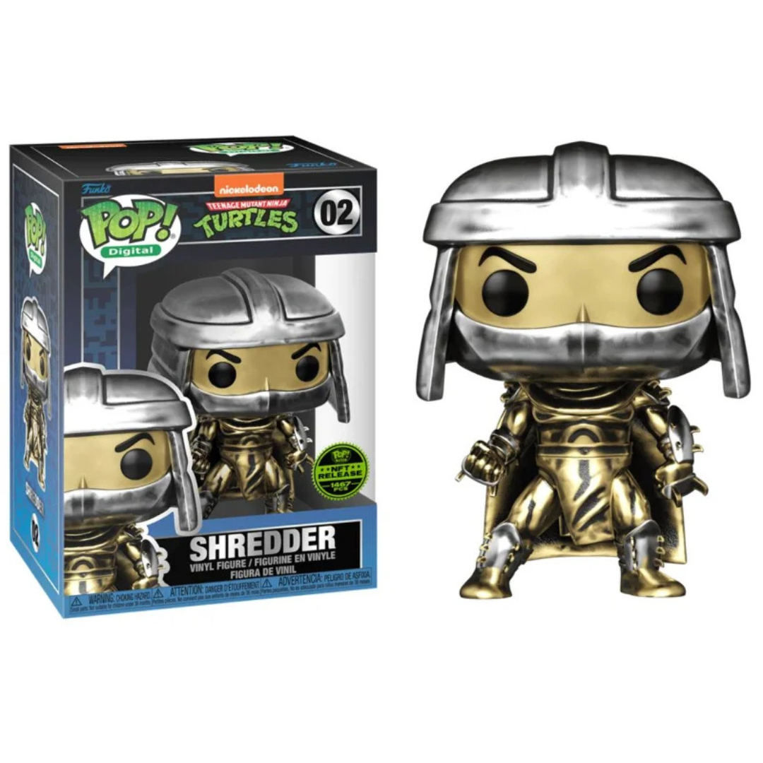 Funko Pop NFT Release Teenage Mutant Ninja Turtles TMNT Shredder 02 1467 PCS