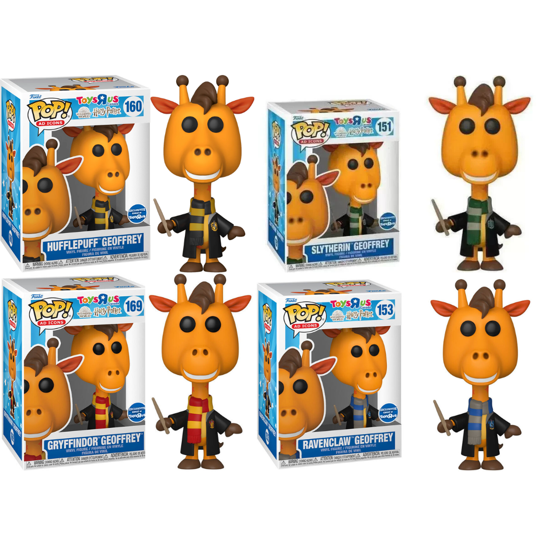 Funko Pop SET Toys R Us Harry Potter Geoffrey 151 / 153 / 160 / 169