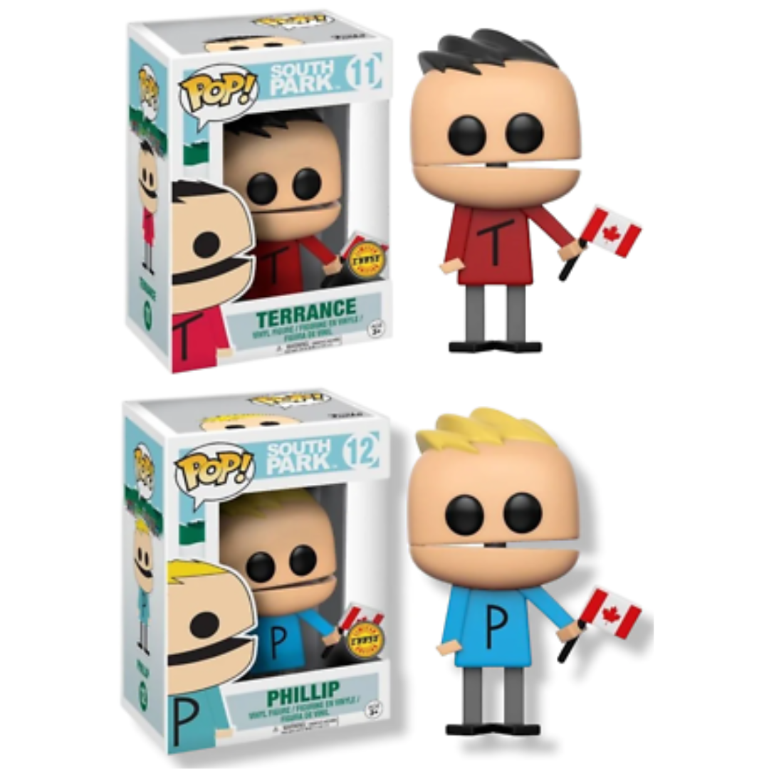 Funko Pop SET South Park Terrance 11 / Phillip 12 Chase