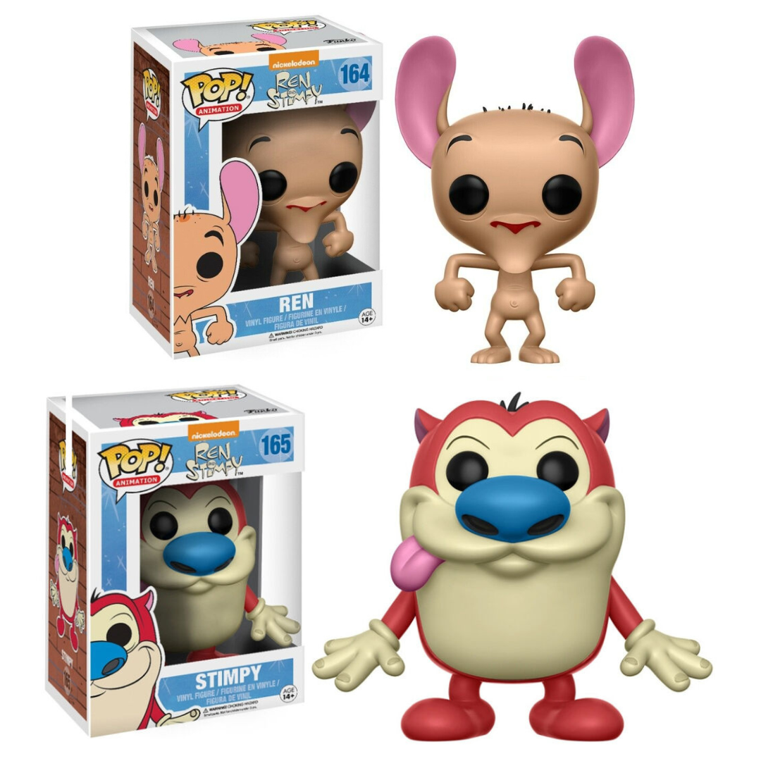 Funko Pop Ren and Stimpy SET