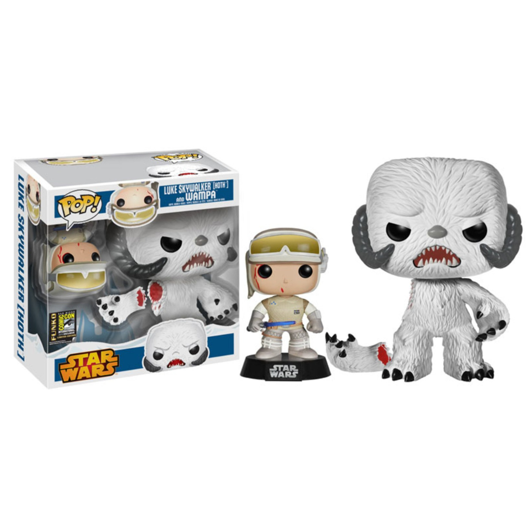 Funko Pop Star Wars Luke Skywalker and Wampa (Hoth) 2014 Funko Convention