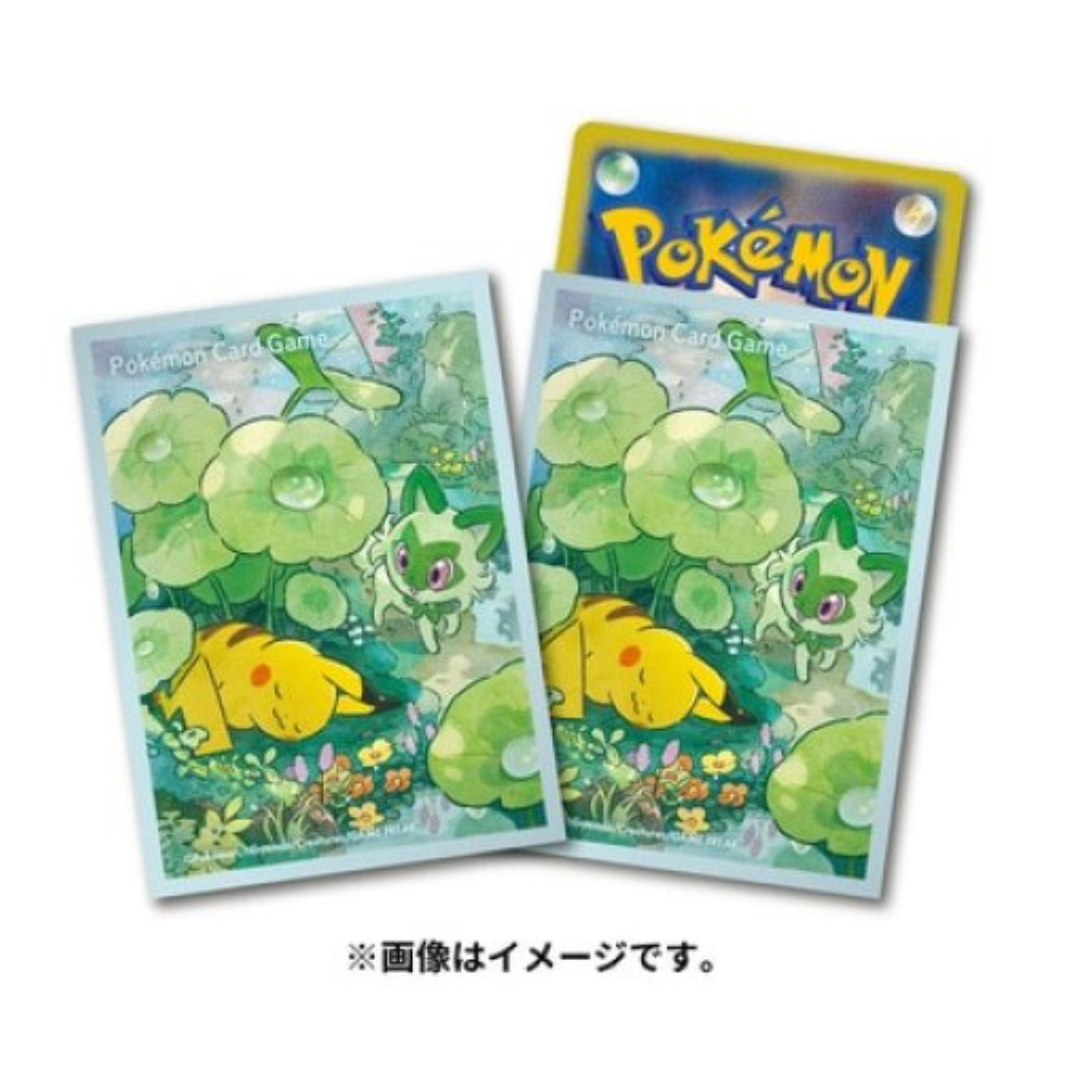 Pokemon Card Game TCG Deck Sleeves Pikachu & Sprigattito
