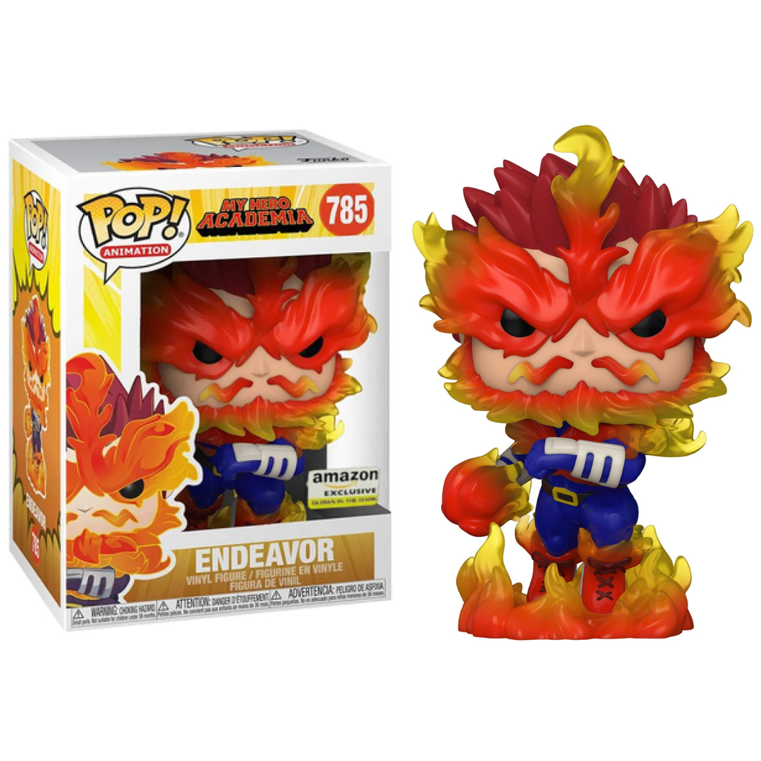 Funko Pop Anime My Hero Academia MHA Endeavor 785 Amazon Exclusive GITD