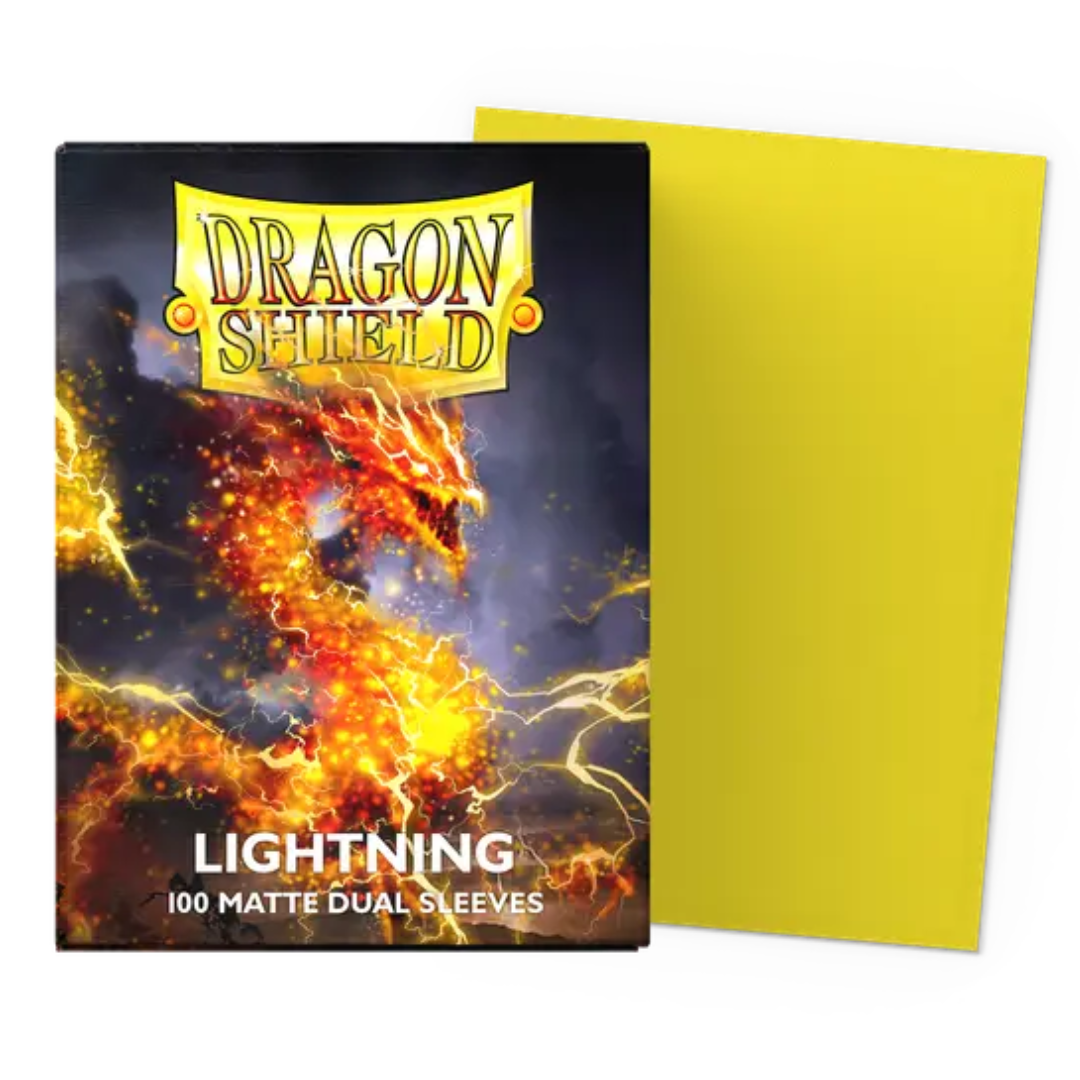 Sleeves: Dragon Shield: Matte Dual: Lightning (100)
