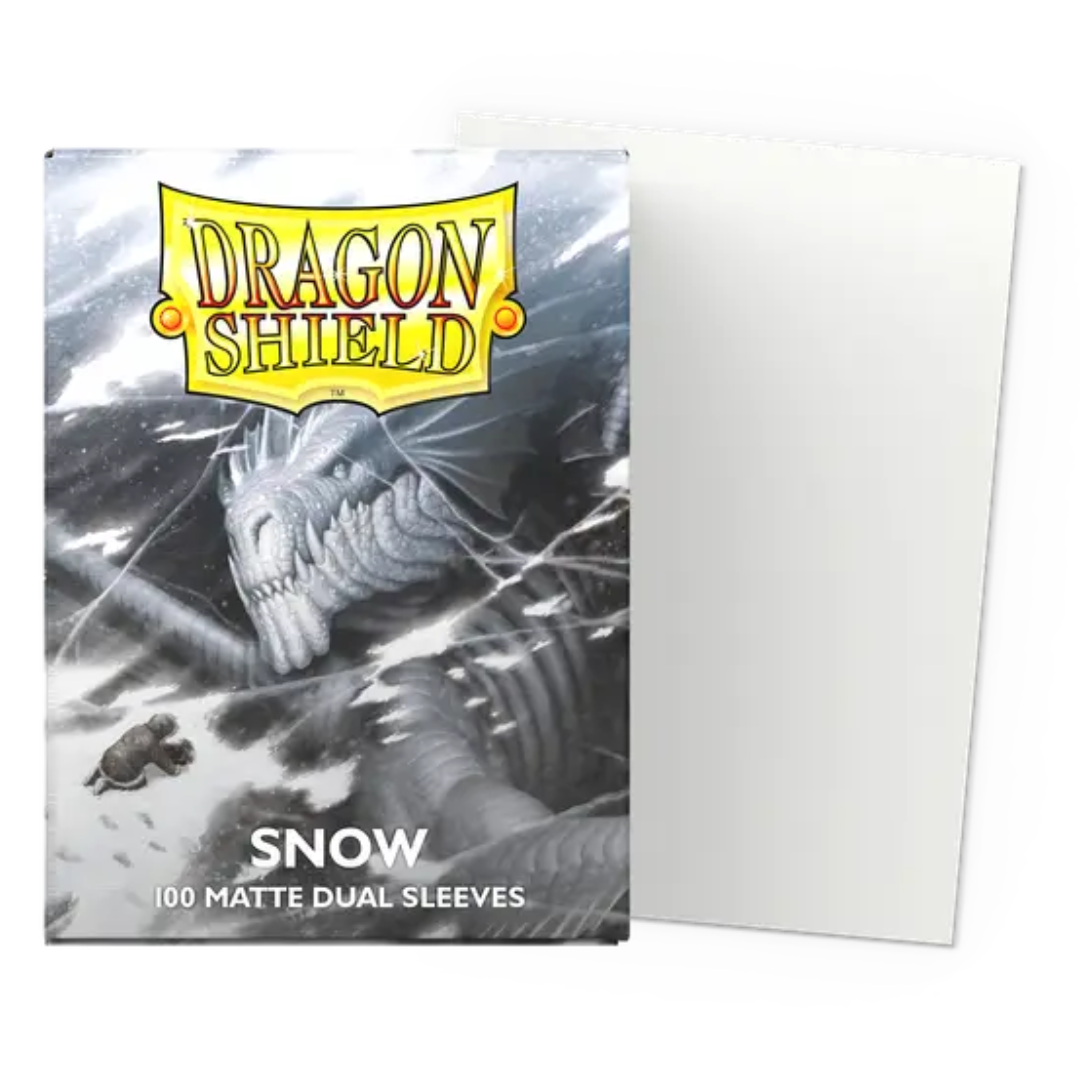 Sleeves: Dragon Shield: Matte Dual: Snow (100)