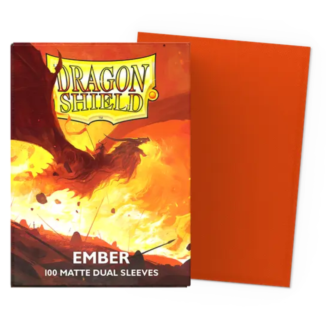 Sleeves: Dragon Shield: DUAL Matte: Ember (100)