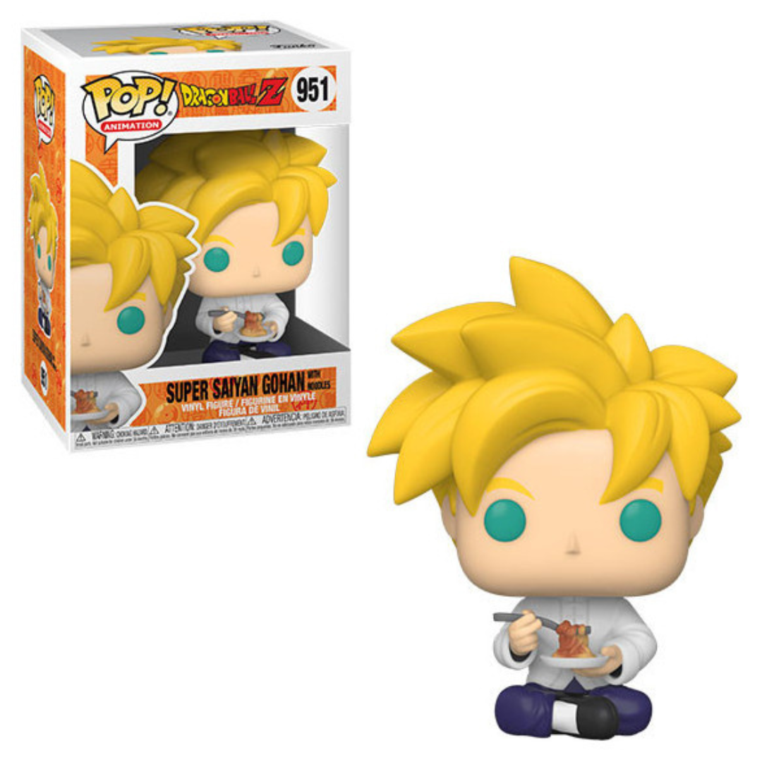 Funko Pop Anime Dragon Ball Z Super Saiyan Gohan with Noodles 951