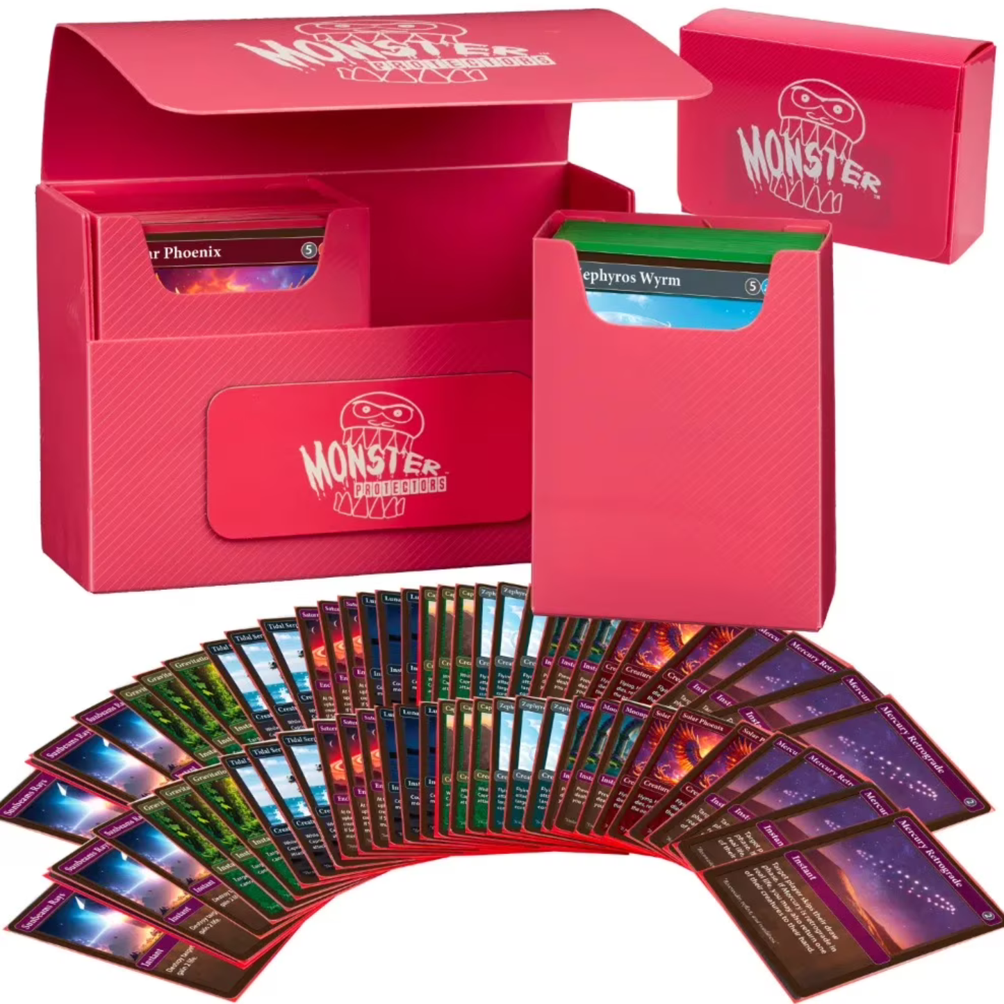Monster - Double Deck Box Matte Pink