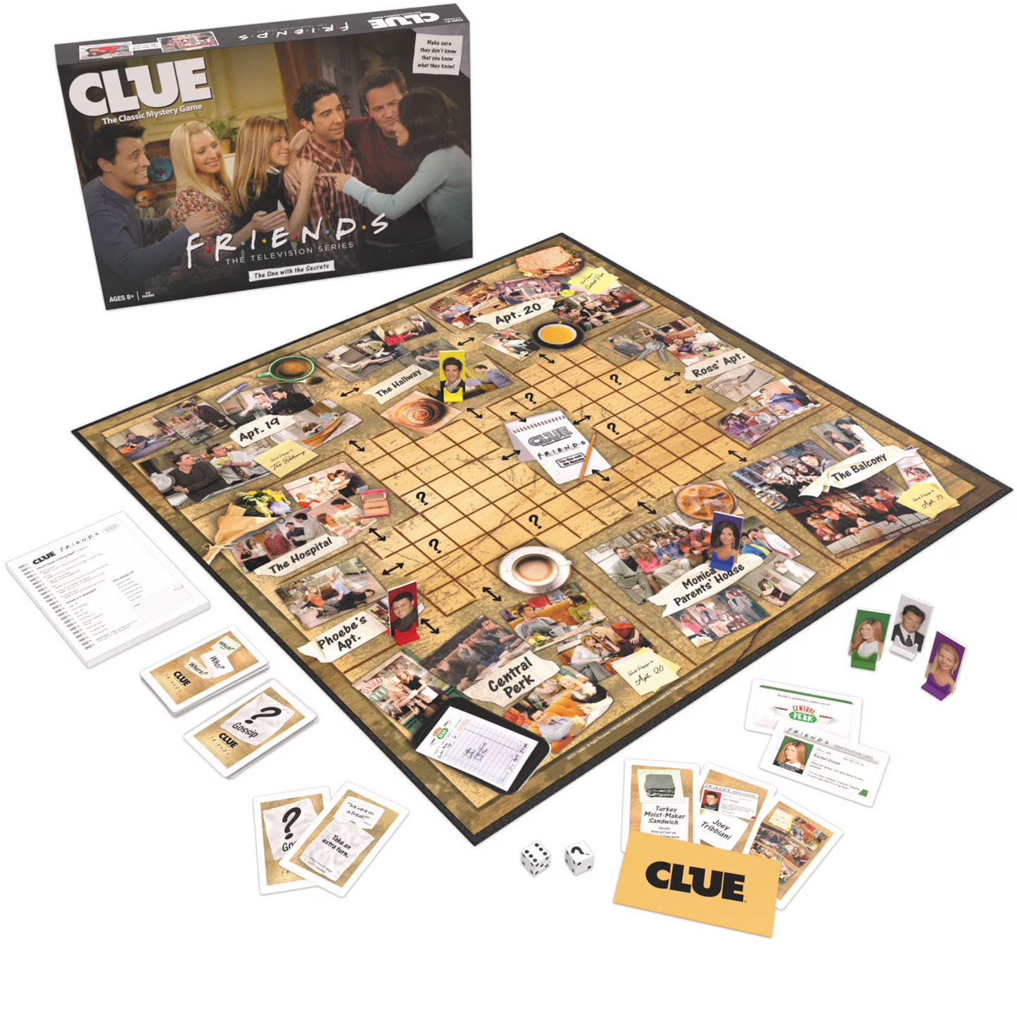 Clue Board Game - Friends