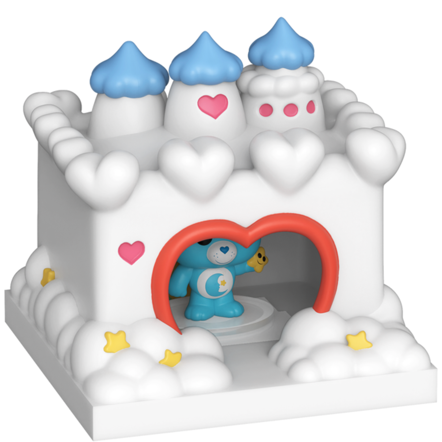 Funko Bitty Pop Towns Care Bears Bedtime Bear And The Care -A- Lot Castle