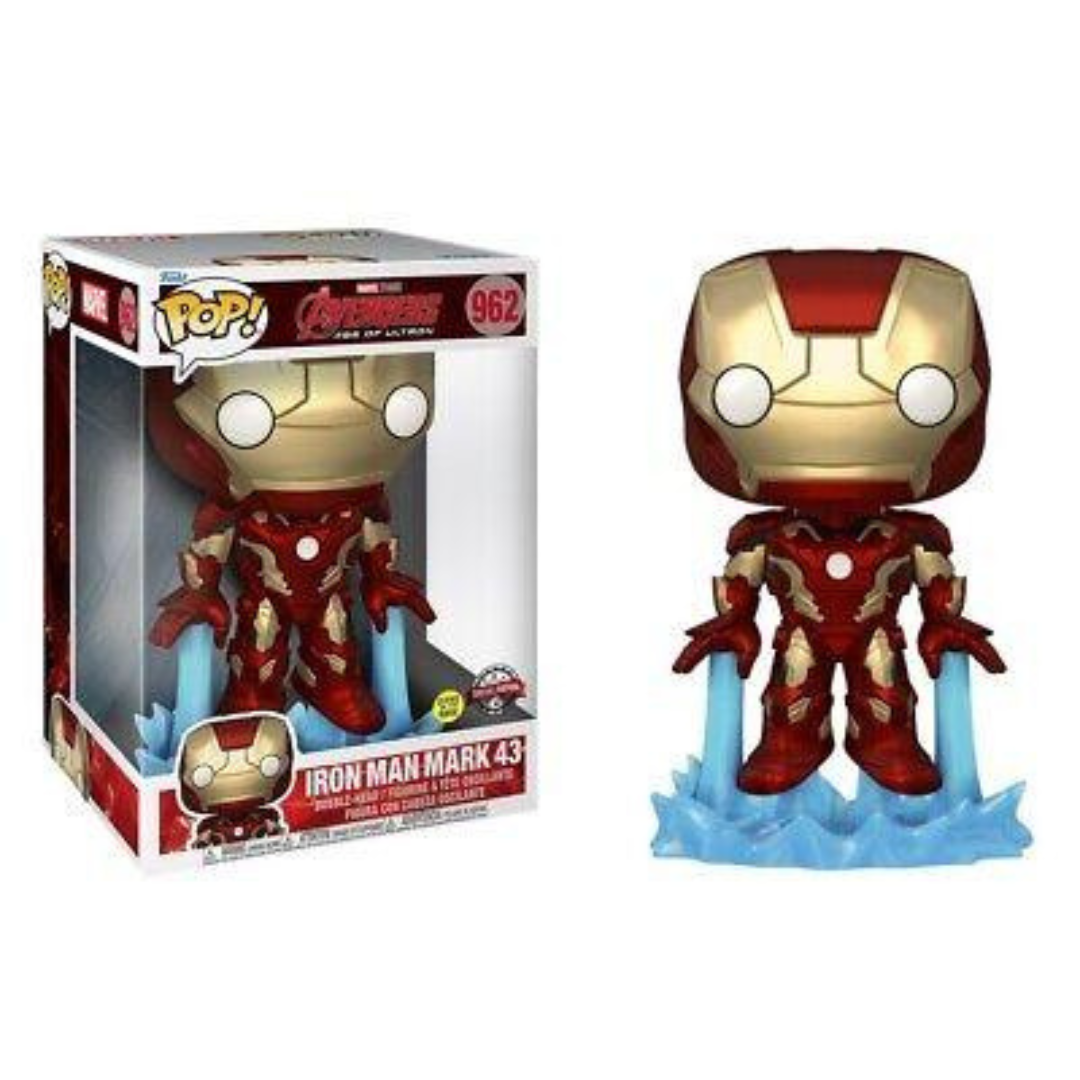 Funko Pop Jumbo Marvel Avengers Iron Man Mark 43 962 EB Games Exclusive