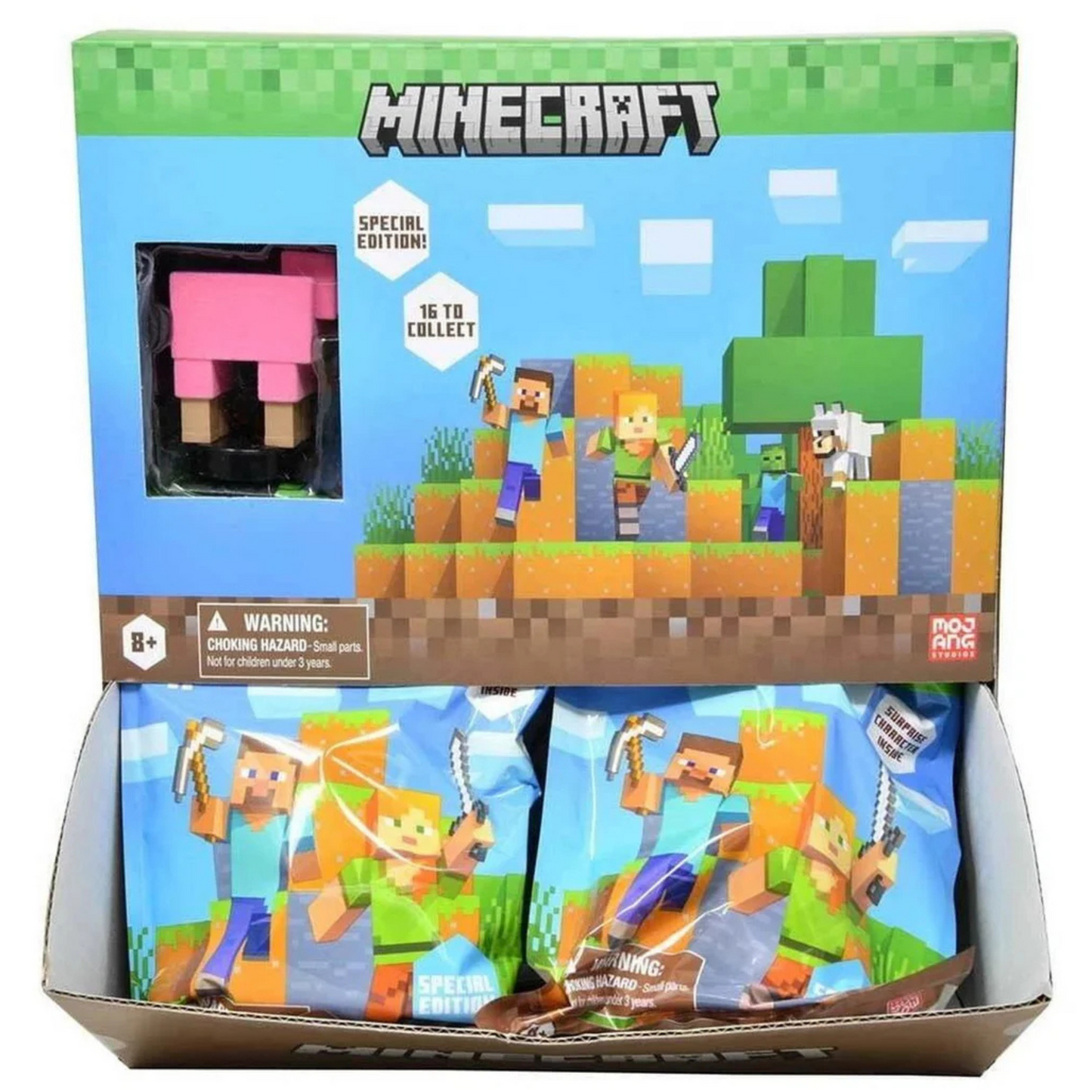 Minecraft Flocked Figures Stampers - 1 PACK