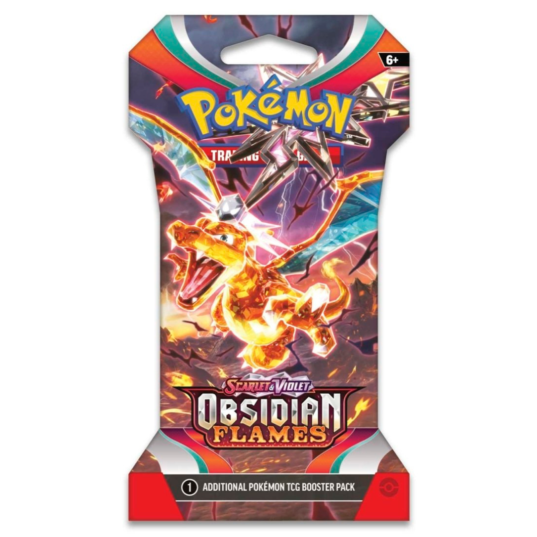 Pokemon - Scarlet and Violet - Obsidian Flames - 1 Sleeved Blister Pack