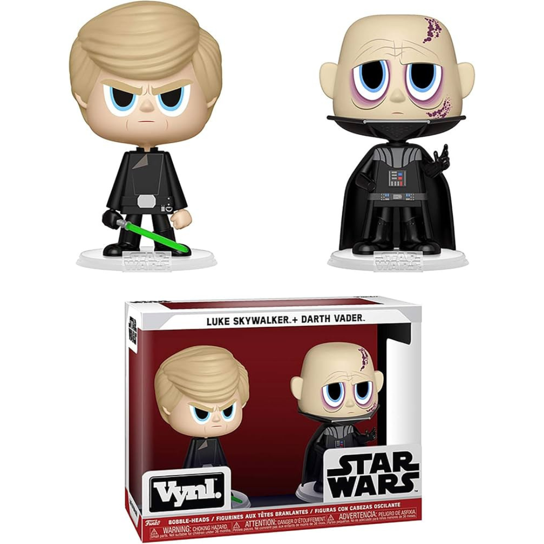 Funko Vynl Star Wars Luke Skywalker + Darth Vader
