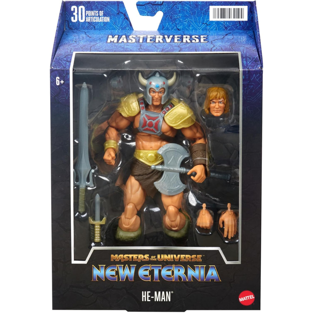 Action Figure Masters of the Universe MOTU New Eternia Barbarian He-Man