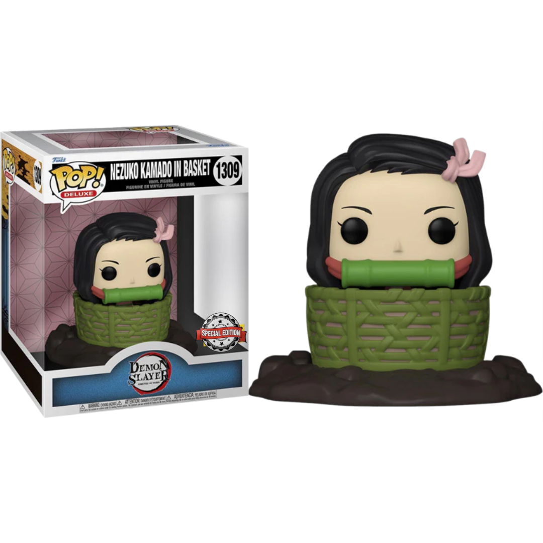 Funko Pop Anime Demon Slayer Nezuko Kamado in Basket 1309 Special Edition