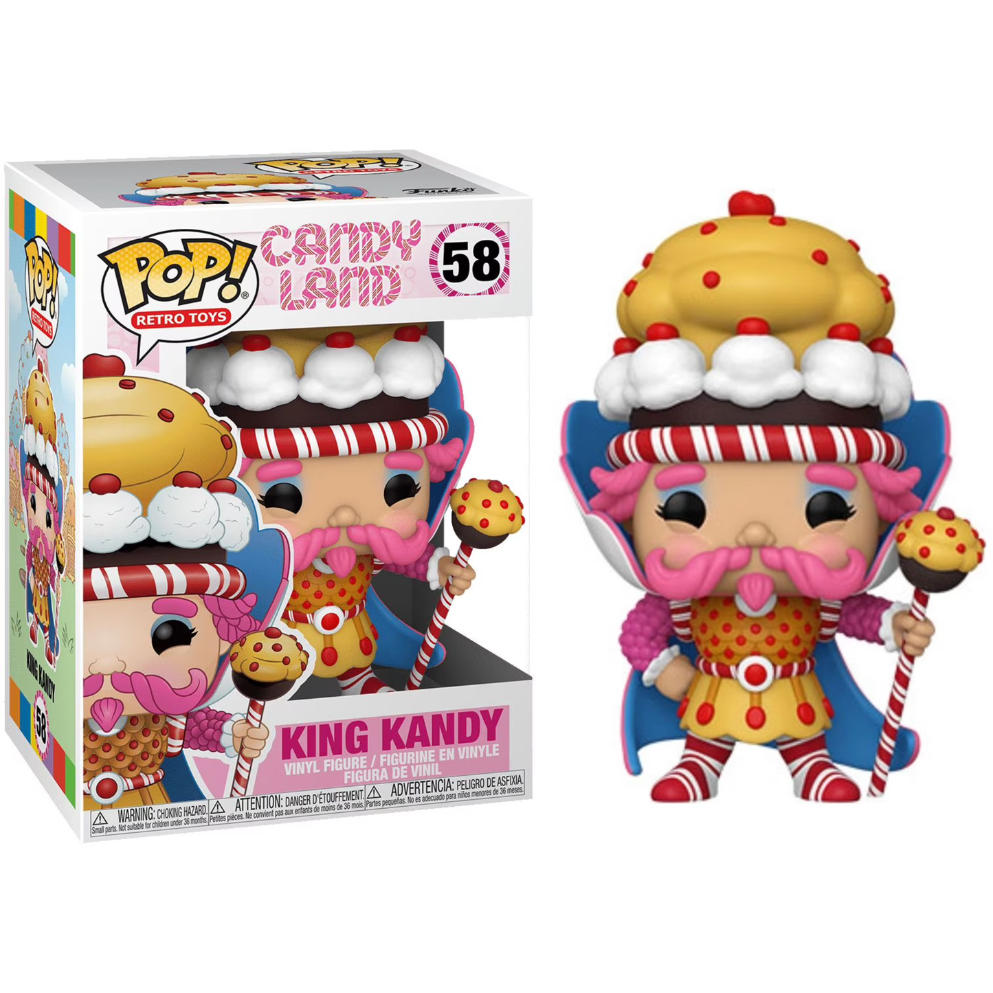 Funko Pop Retro Toys Candy Land King Kandy 58