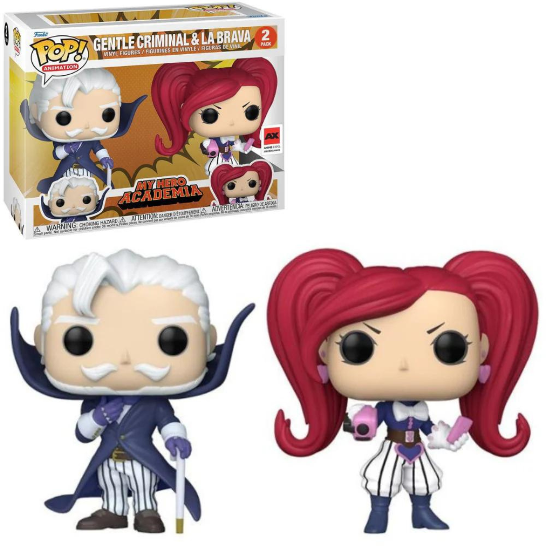 Funko Pop My Hero Academia Gentle Criminal & La Brava 2 Pack AX Anime Expo 2022 Exclusive