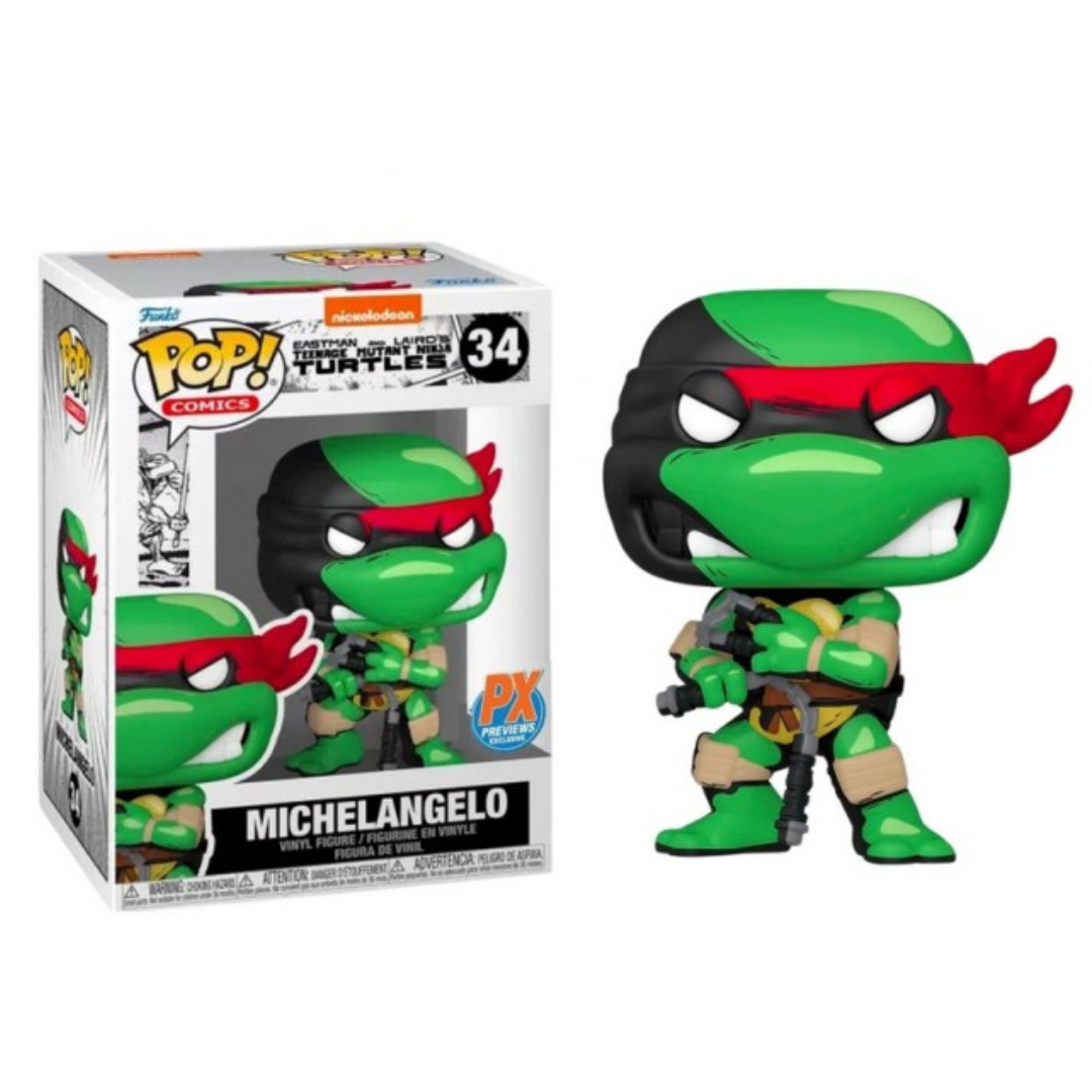 Funko Pop Teenage Mutant Ninja Turtles Michelangelo 34 PX