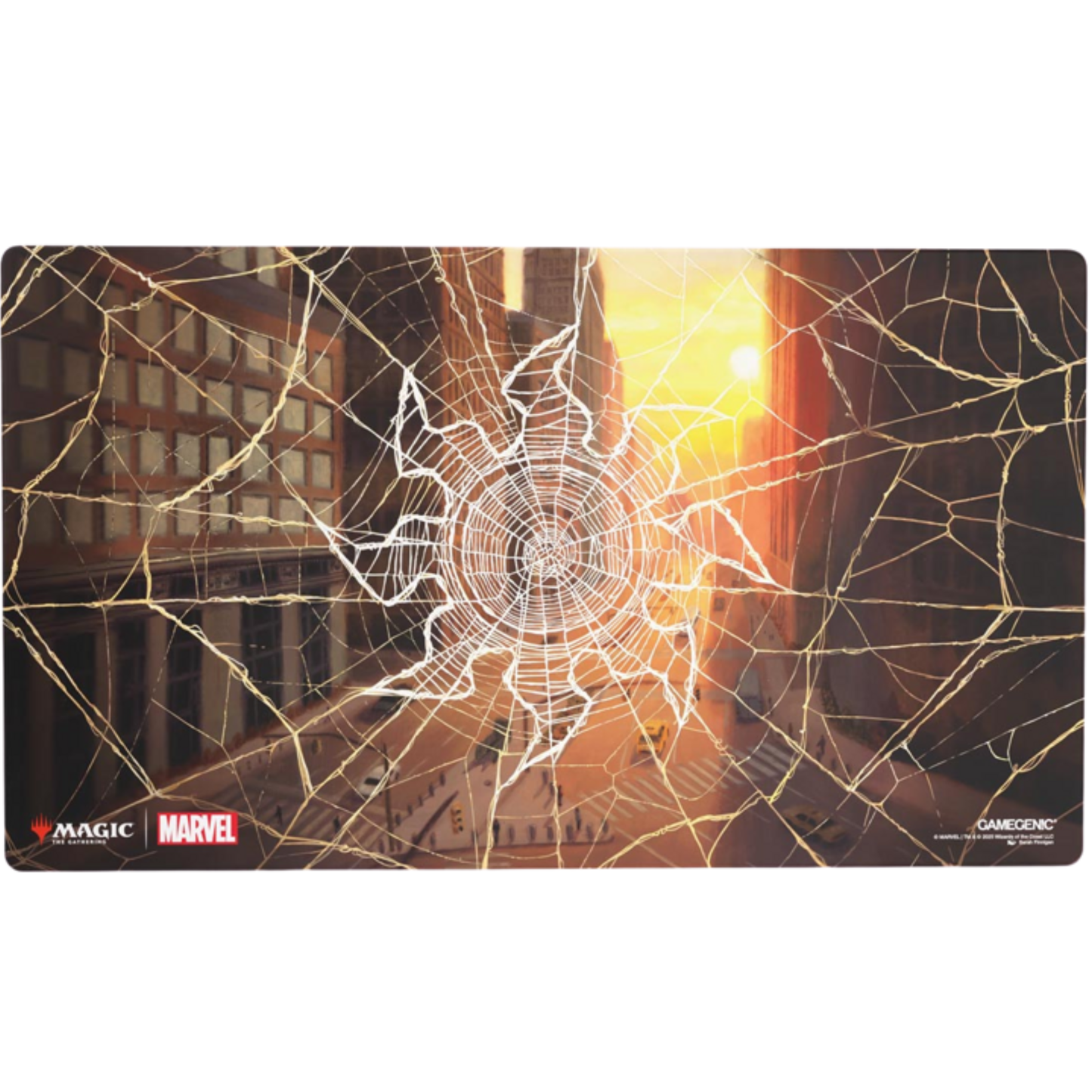 Gamegenic Magic the Gathering: Marvel Spider-Man- Plains Shiny Playmat