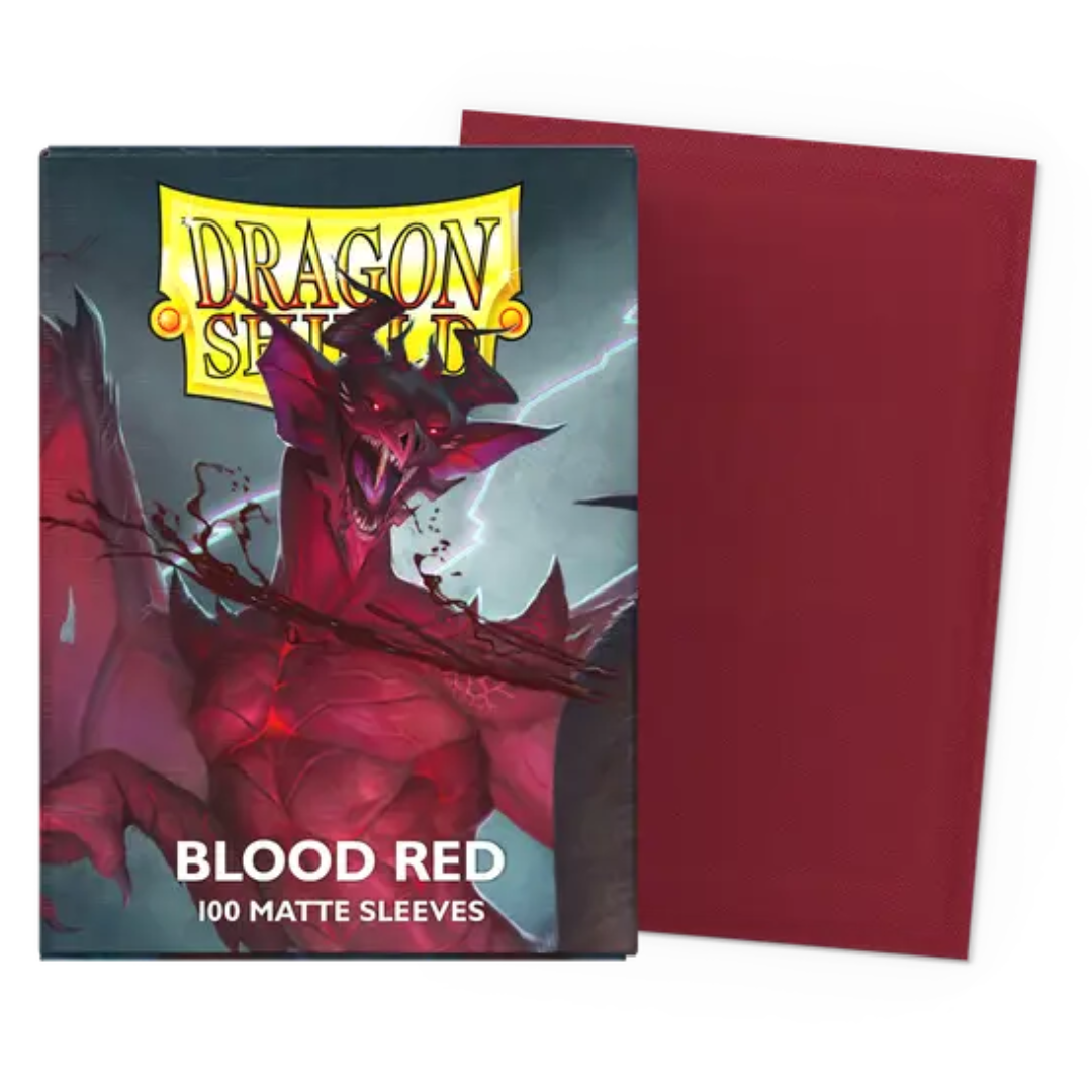 Sleeves: Dragon Shield: Matte: Blood Red (100)