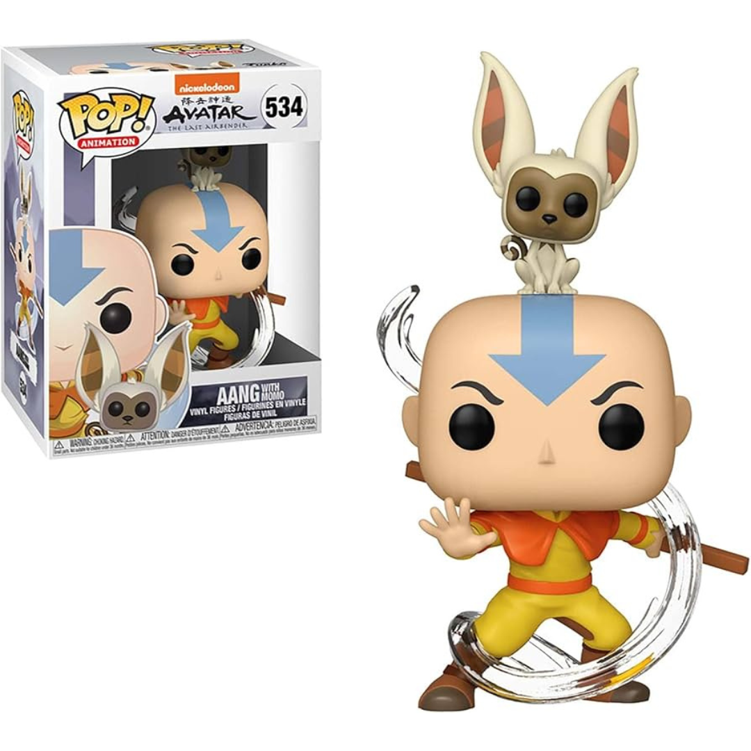 Funko Pop Anime Avatar Aang with Momo 534
