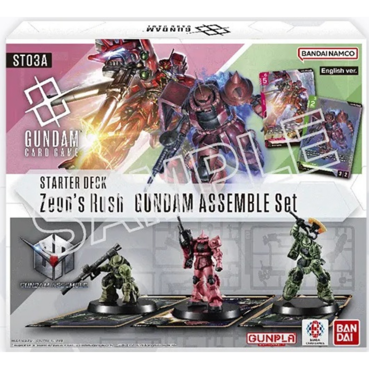 GUNDAM CG ST-03A GUNDAM ASSEMBLE/ZEON'S RUSH STARTER SET