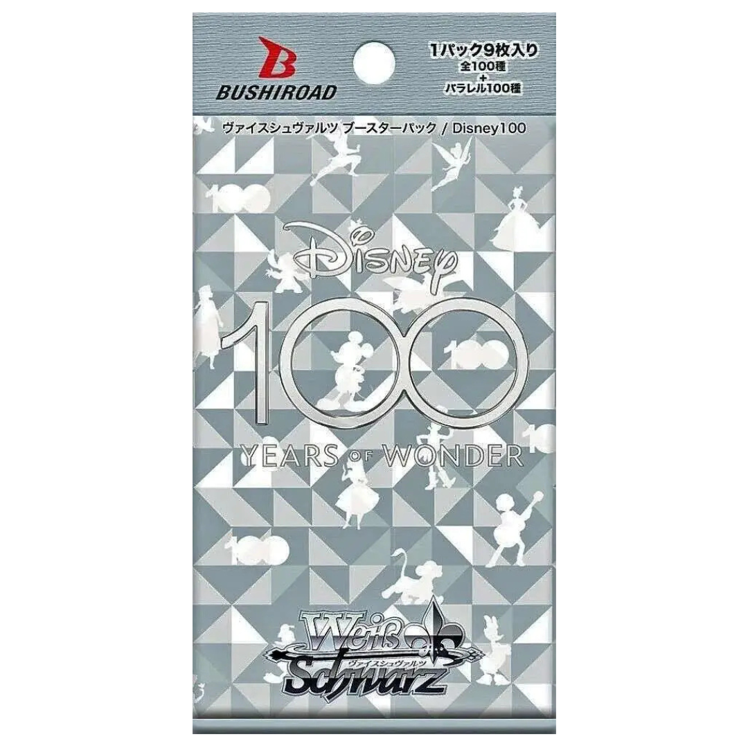 Weiss Schwarz Booster Pack Disney 100 Years Of Wonder (Japanese) - 1 Pack