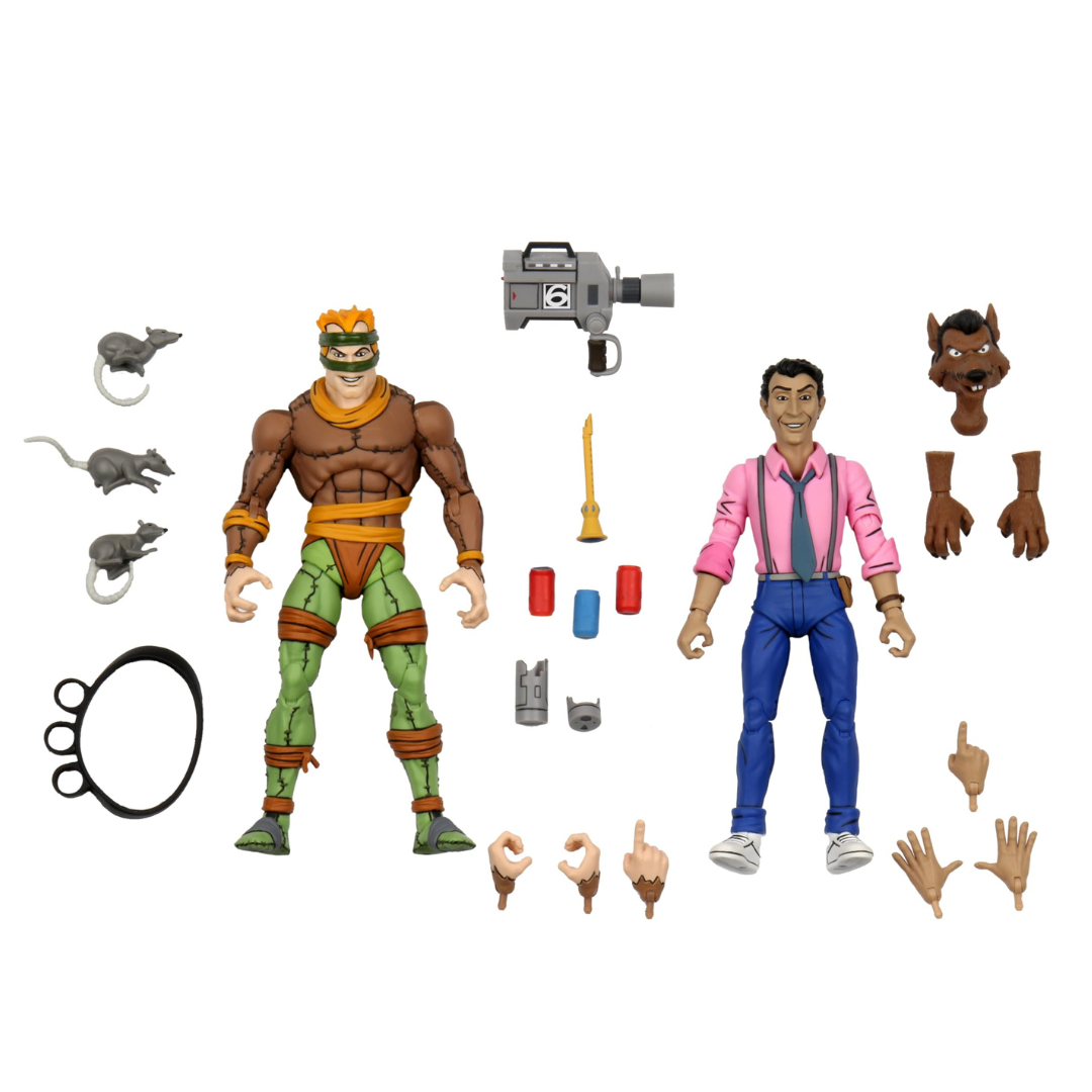 Teenage Mutant Ninja Turtles NECA Rat King vs. Vernon